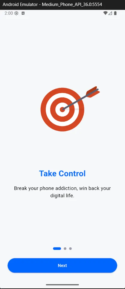 Digital Detox Uygulaması Uygulama Ekran Görüntüsü 1
