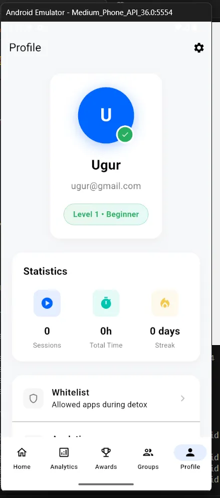Digital Detox Uygulaması Uygulama Ekran Görüntüsü 11