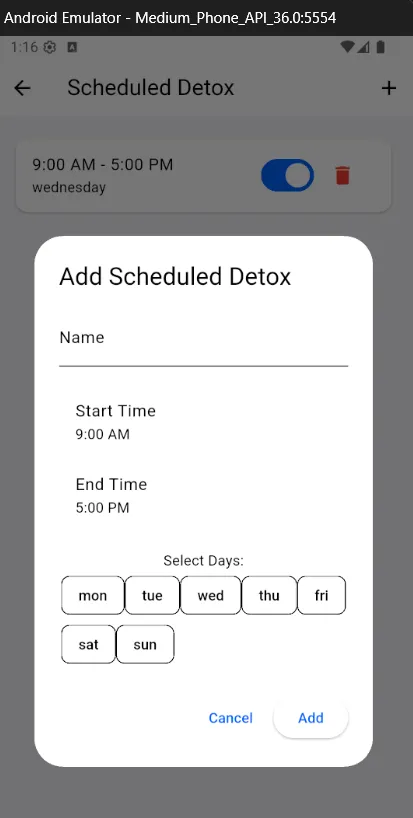 Digital Detox Uygulaması Uygulama Ekran Görüntüsü 13