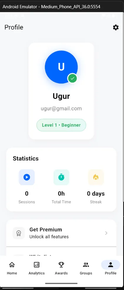 Digital Detox Uygulaması Uygulama Ekran Görüntüsü 17