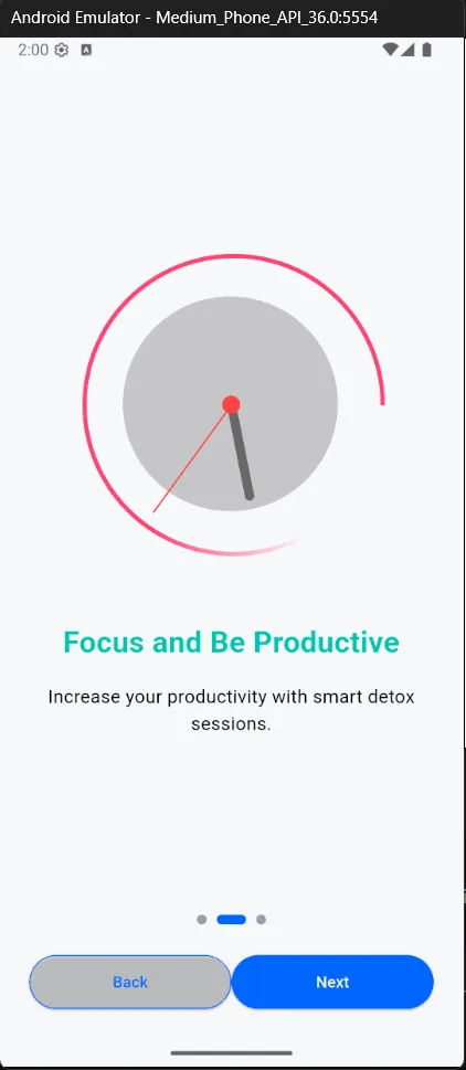 Digital Detox Uygulaması Uygulama Ekran Görüntüsü 2