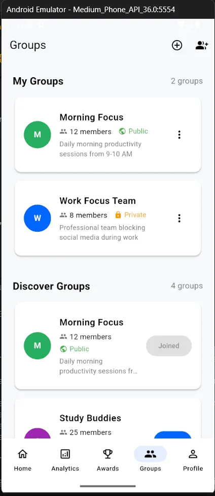 Digital Detox Uygulaması Uygulama Ekran Görüntüsü 7