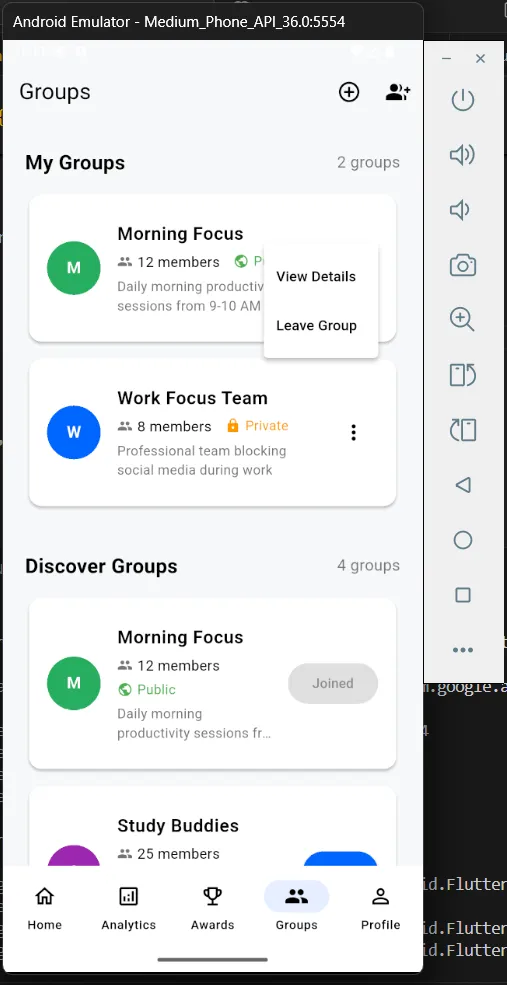Digital Detox Uygulaması Uygulama Ekran Görüntüsü 9