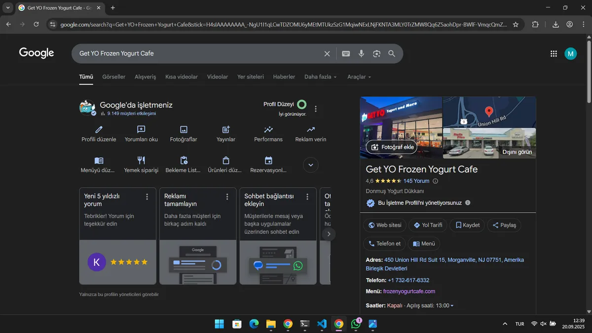 Google My Business Optimizasyonu Uygulama Ekran Görüntüsü 5