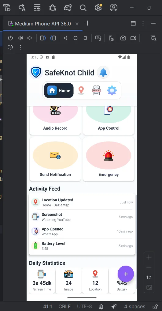 SafeKnot - Ebeveyn Kontrol Uygulama Ekran Görüntüsü 4